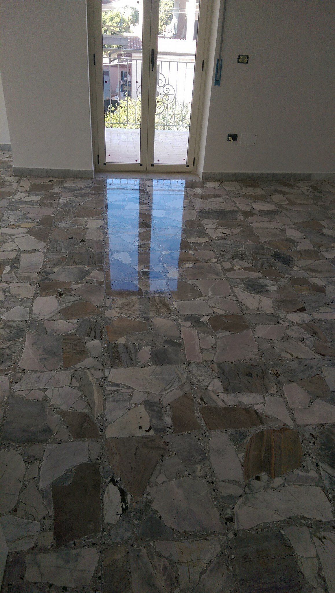 pavimento marmo dopo