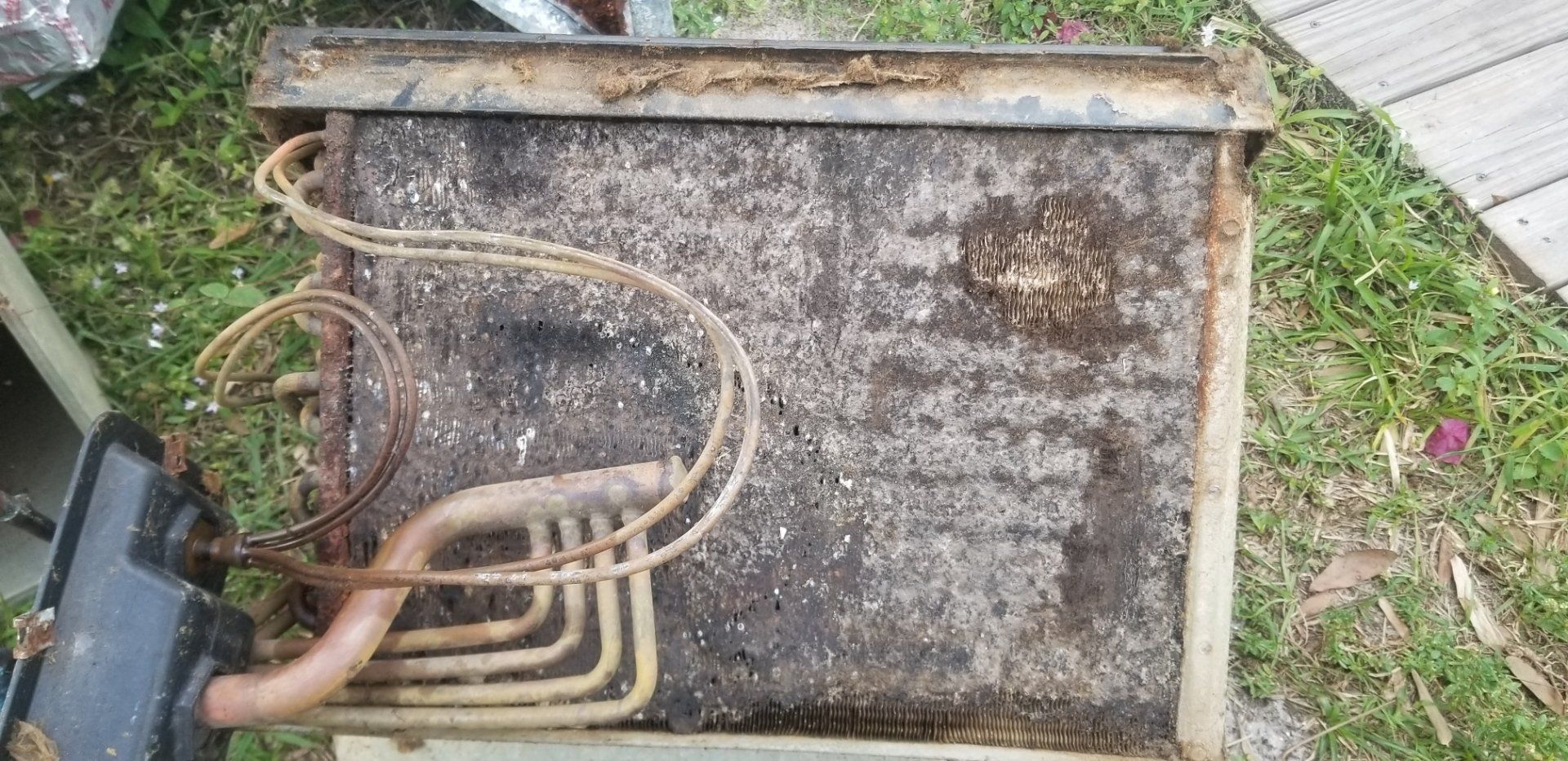 Mould in AC systems vent