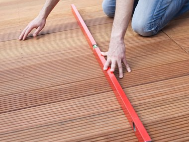 Measuring Deck – Shelton, WA – Martinez Roofing NW LLC