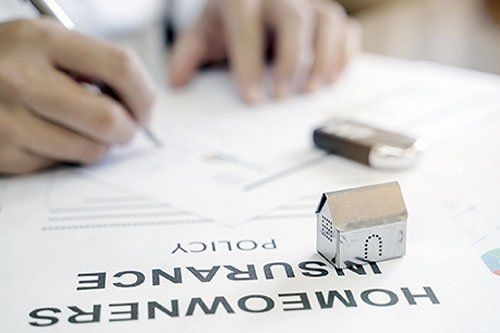 Home insurance concept