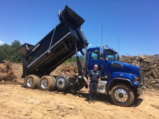 Heavy Hauling — Man With Dump Truck in Swannanoa, NC