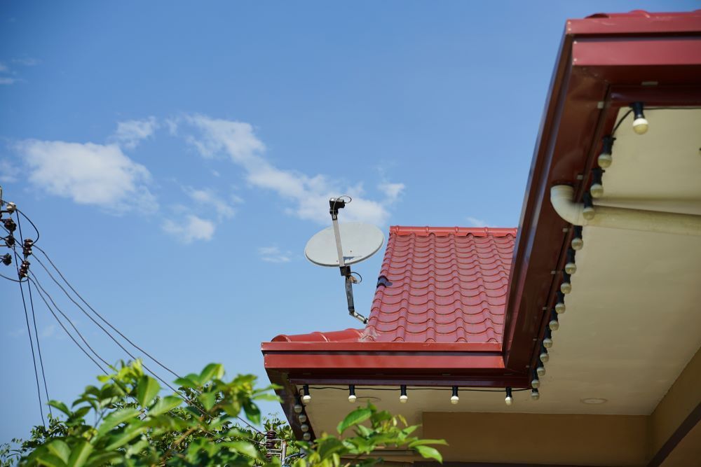 A Satellite Dish on a Red Roof — BTV Antenna & Data in Woodgate, QLD