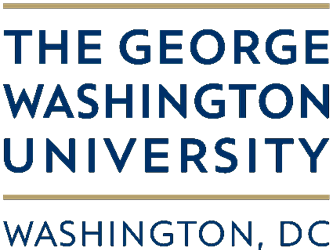 the logo for the george washington university in washington dc