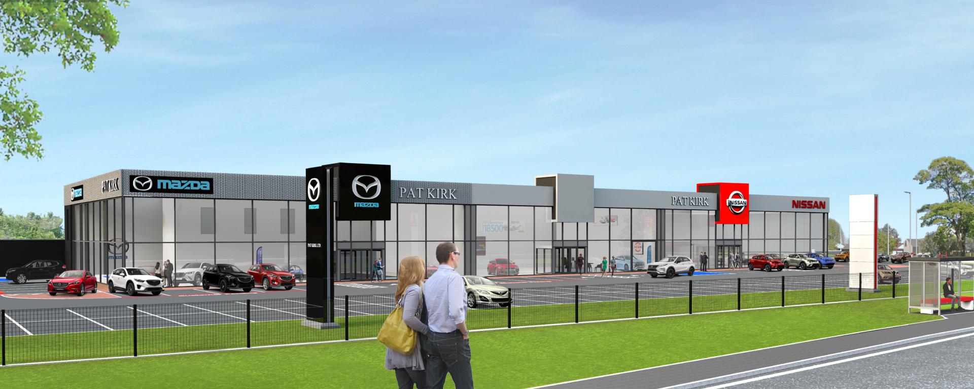 Proposed commercial car showrooms