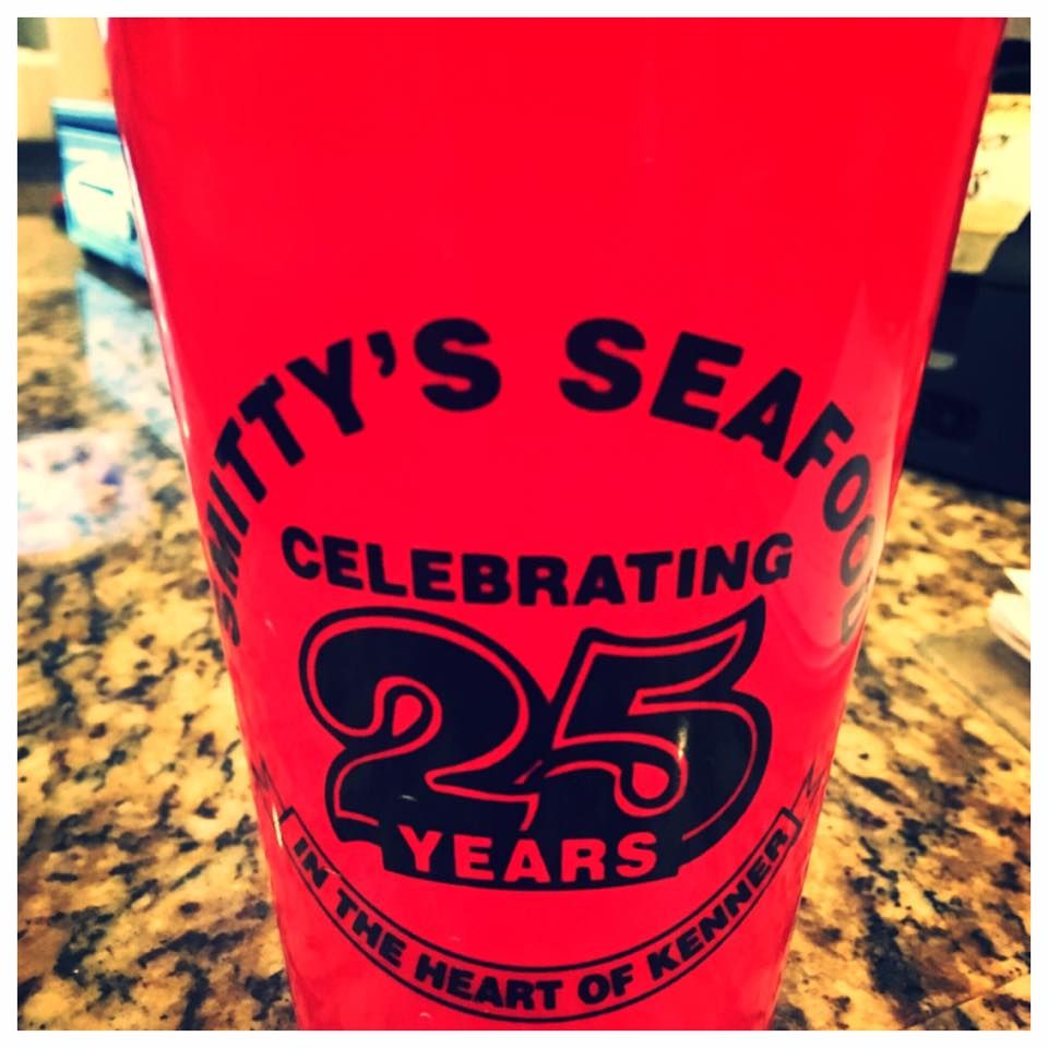 Fresh Seafood Restaurant - Red Cup that Says Celebrating 25 Years -  Kenner, LA