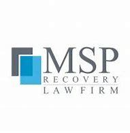 Logo: MSP Recovery Law Firm with blue and gray overlapping squares.