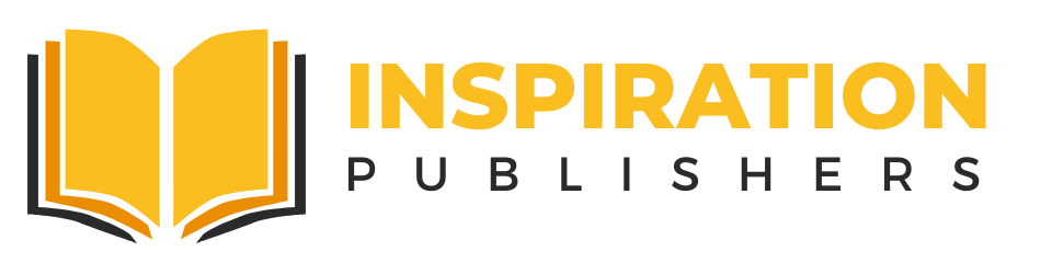 The logo for inspiration publishers shows an open book.