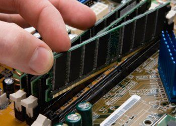 Installing memory chips - Computer repair in Venice, FL
