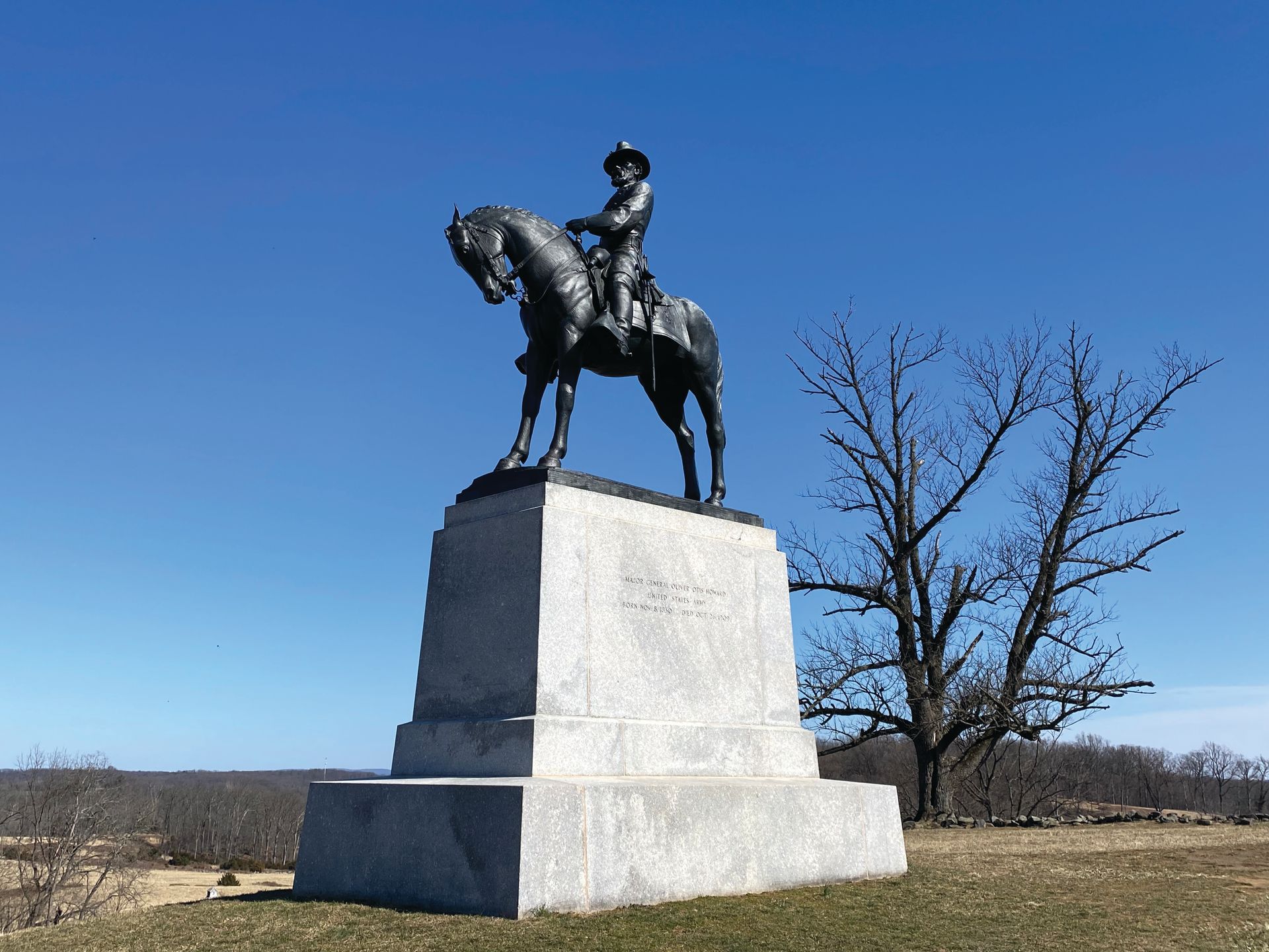 The Howard memorial, Gettysburg
(Author photo)
