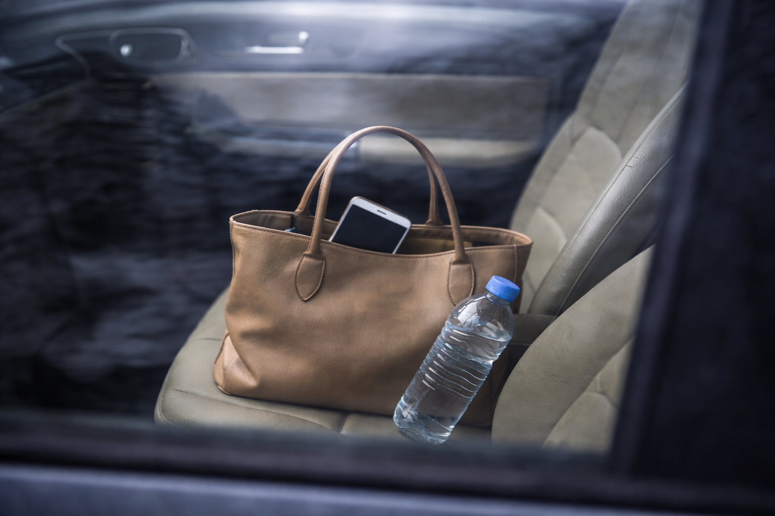 Locked car with keys inside. 