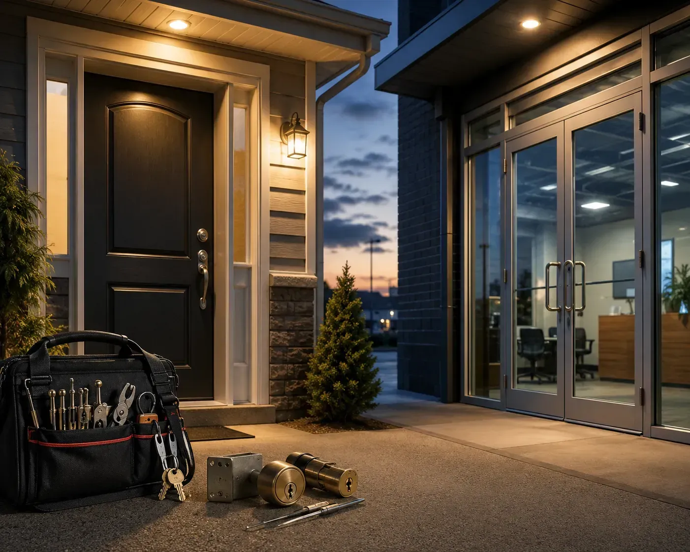 Emergency locksmith service for home and business doors in the Denver metro area