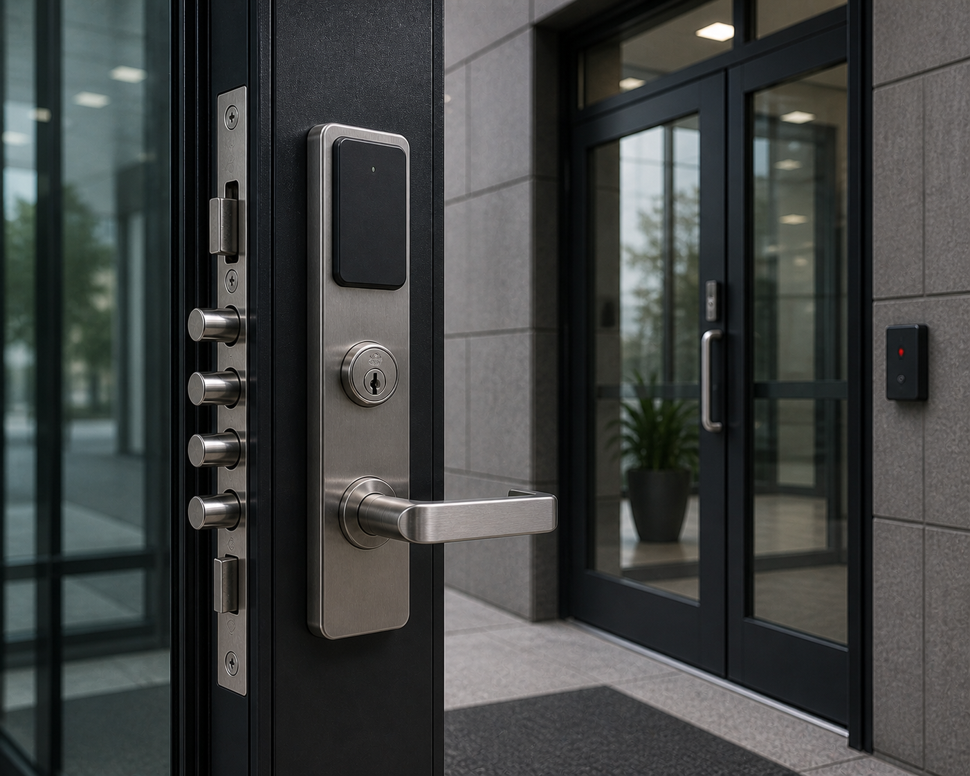 locksmith servicing high security lock upgrades and commercial lock systems