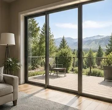 Sliding glass patio door repair in Denver, showing a general repair scene with tools near a patio door.