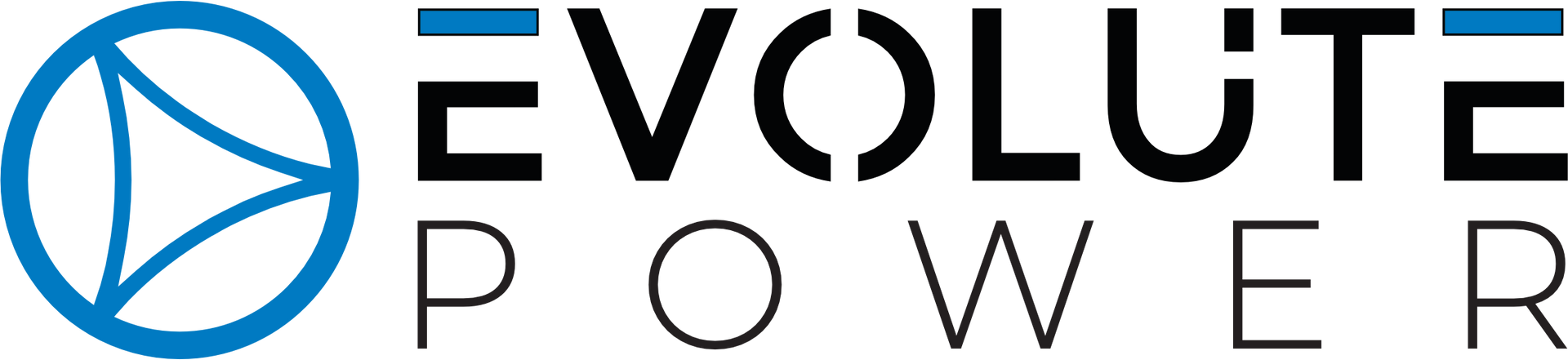 A logo for Evolve Power.