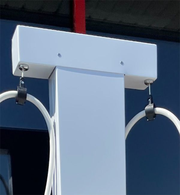 Wattz Up Dual Retraction Pedestal for EV Charger