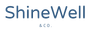 The logo for shinewell & co. is blue and white on a white background.
