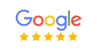 A google logo with four stars on it