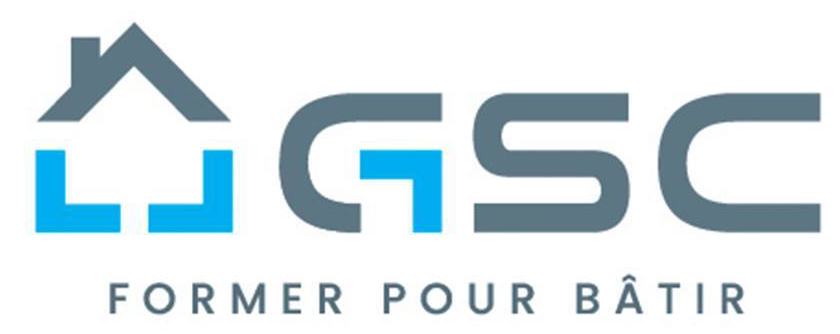 Un logo pour une entreprise appelée lgsc anciennement pour batir
