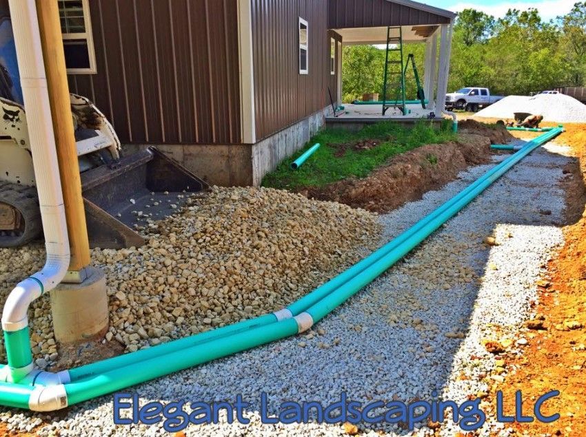 Drainage Control — Rolla, MO — Elegant Landscaping, LLC