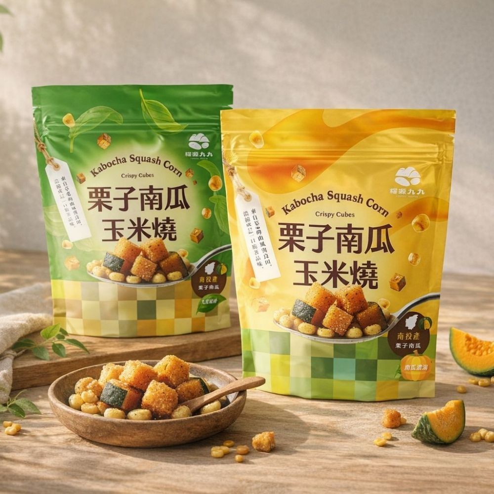 栗子南瓜玉米燒(九層塔香/玉米濃湯)