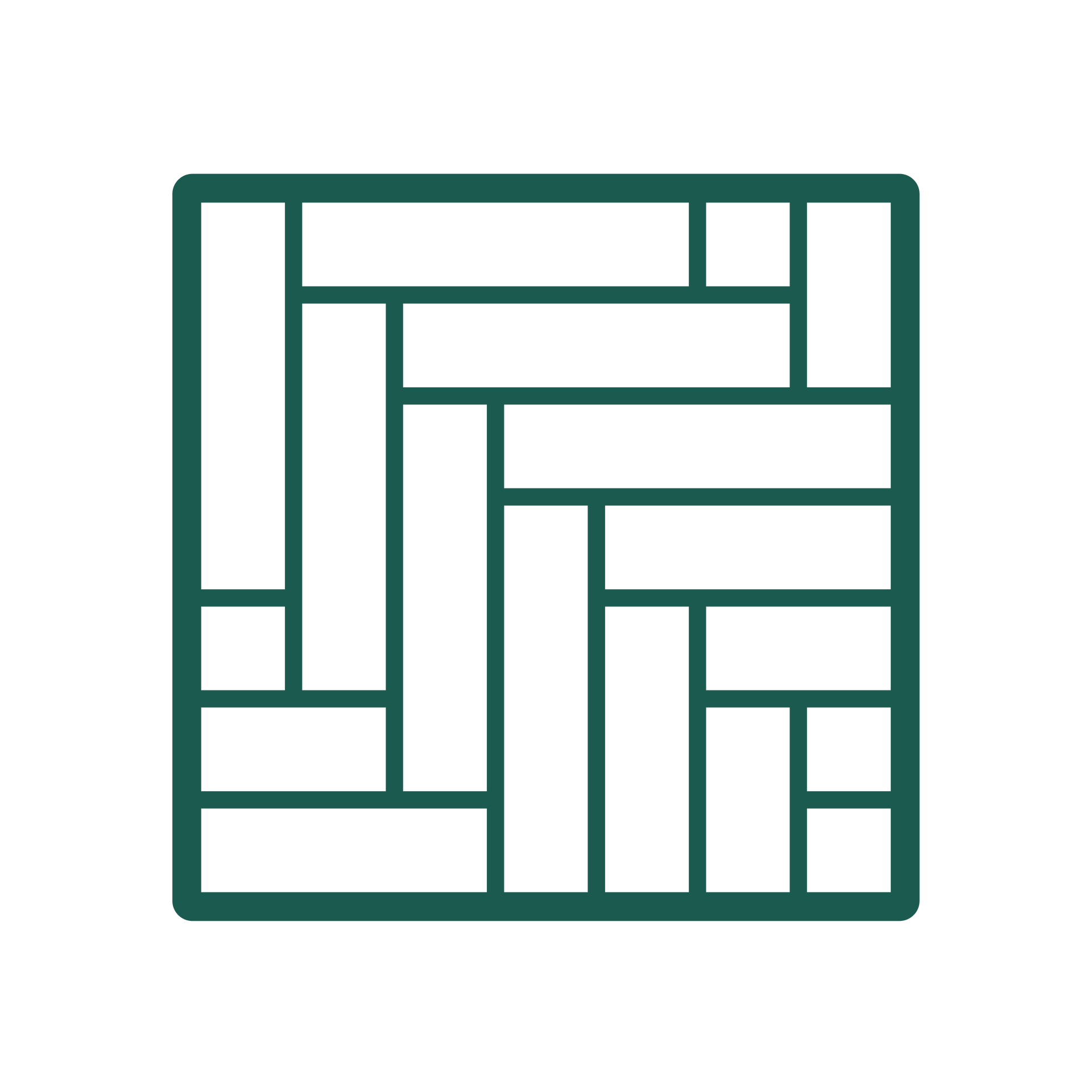 An icon of a wooden floor with a herringbone pattern.