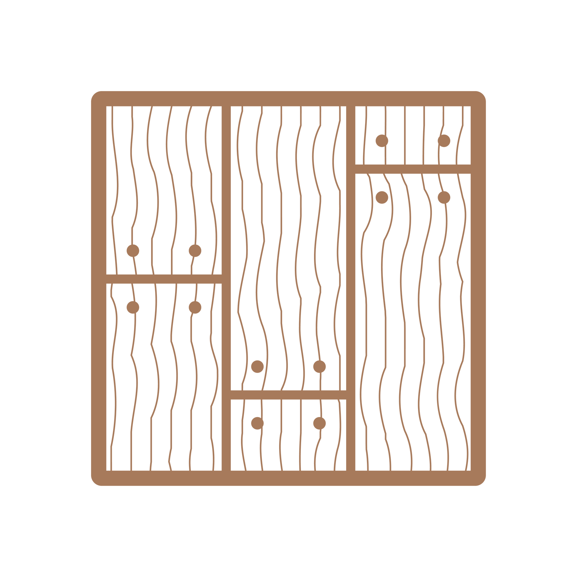 It is a silhouette of a wooden floor.