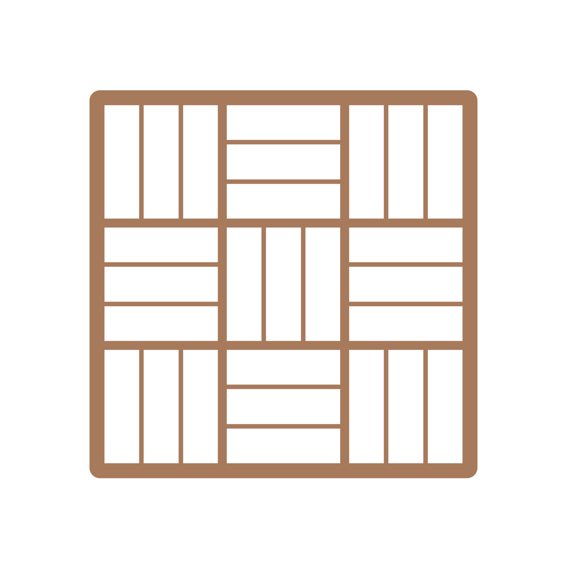 It is a silhouette of a wooden floor.