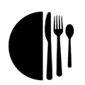 Black and white logo