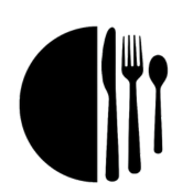 Black and white logo