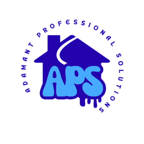 QUALITY A logo for aps professional solutions with a house in the center