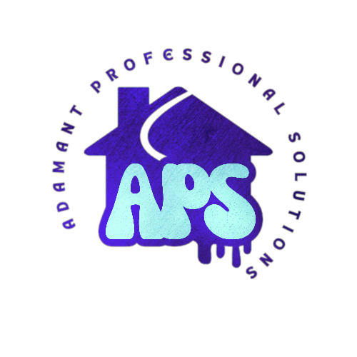 QUALITY SERVICE EVERY TIME A purple and blue logo for aps professional solutions