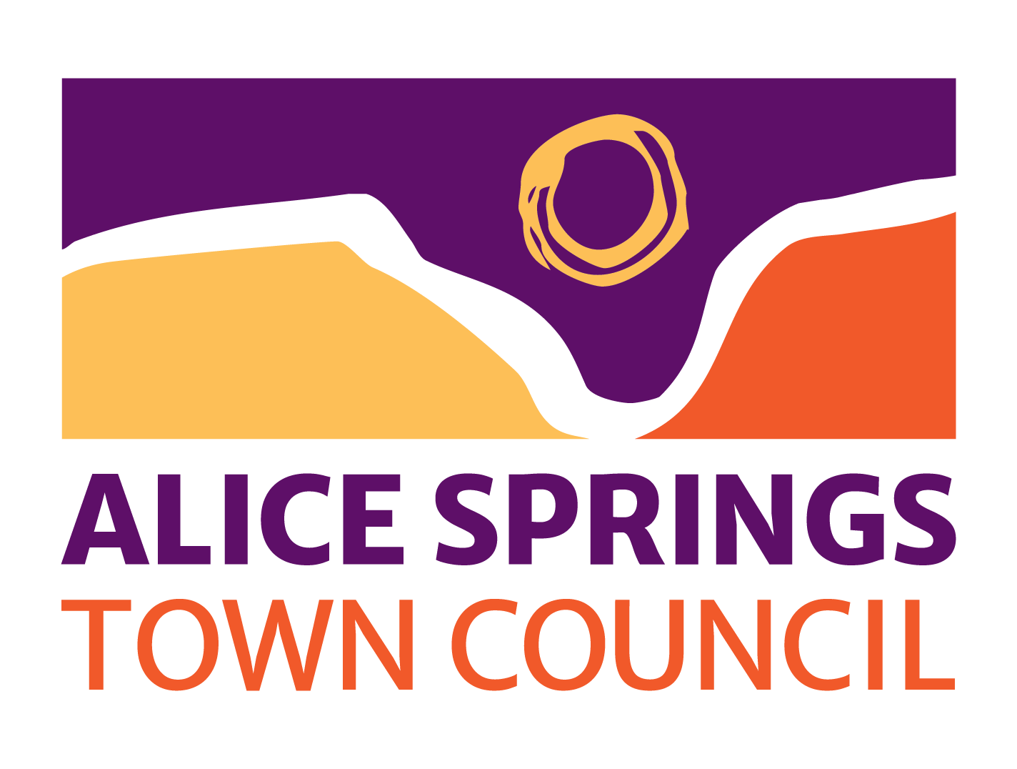 A logo for the alice springs town council