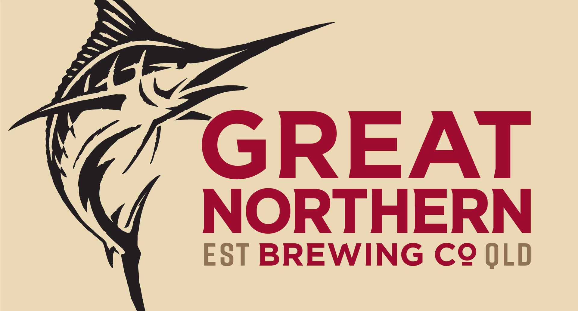 A logo for great northern est brewing co. old