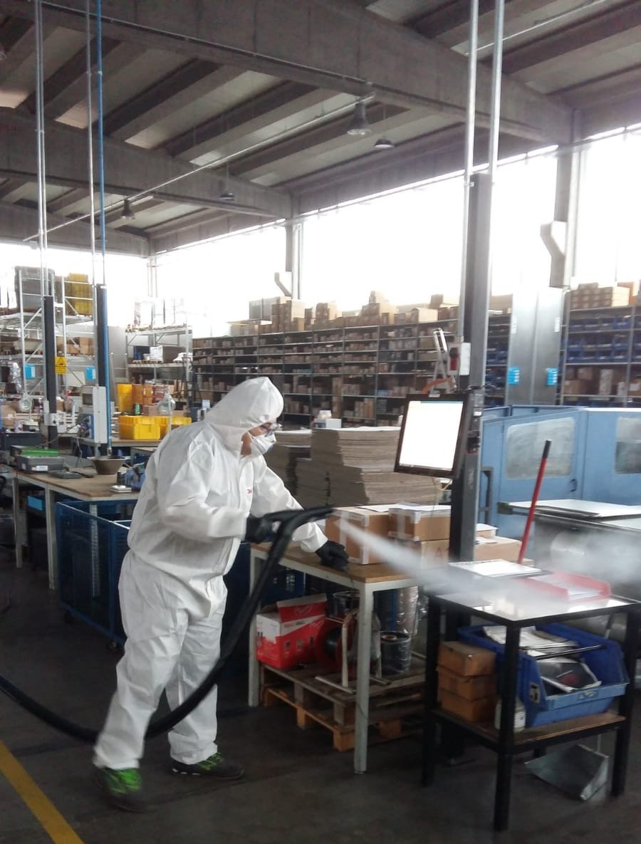 disinfezione a vapore