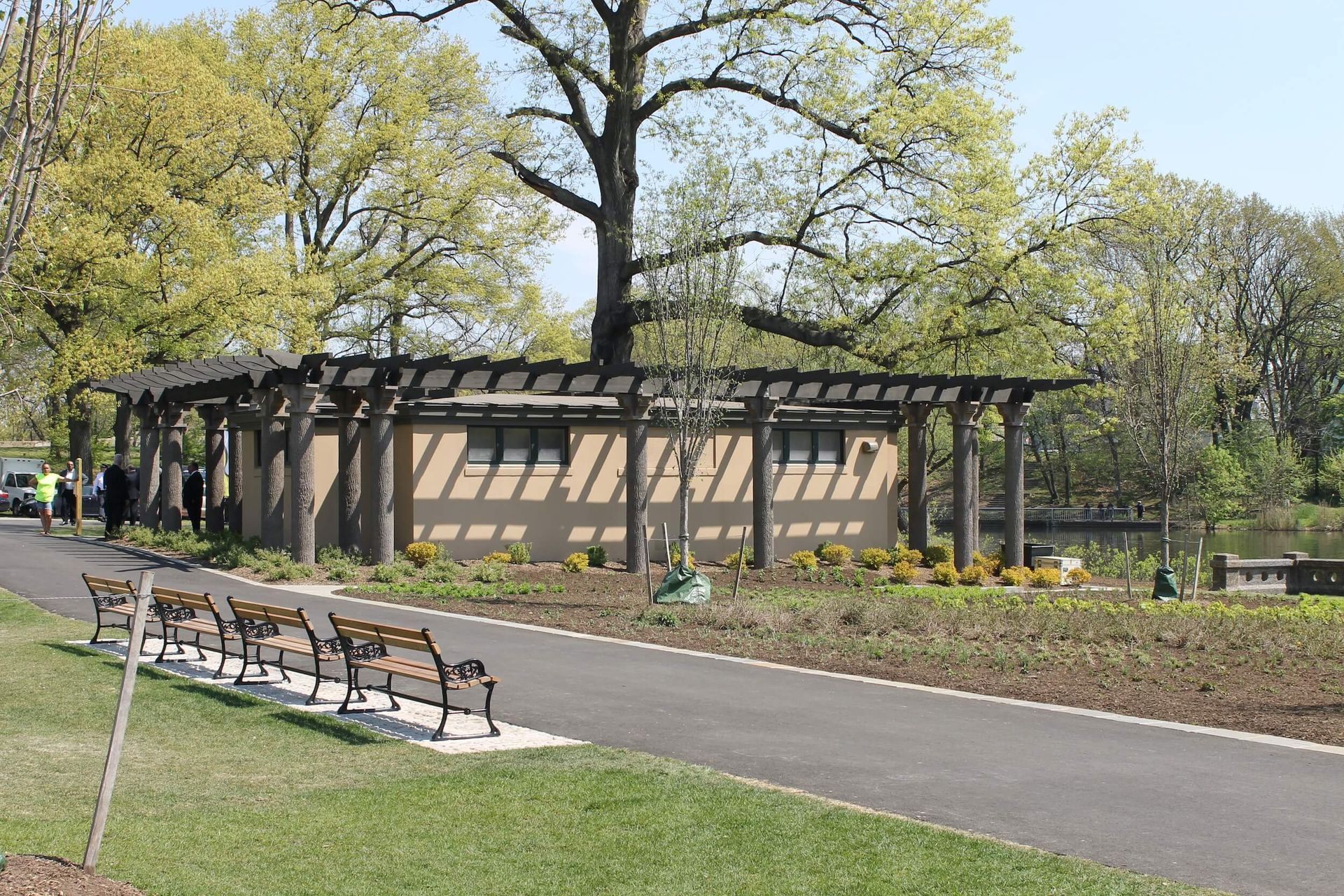 MUSIC COURT PAVILIONS, BRANCH BROOK PARK, NEWARK, NJ