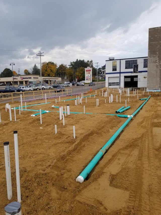 Pipes on a yard
