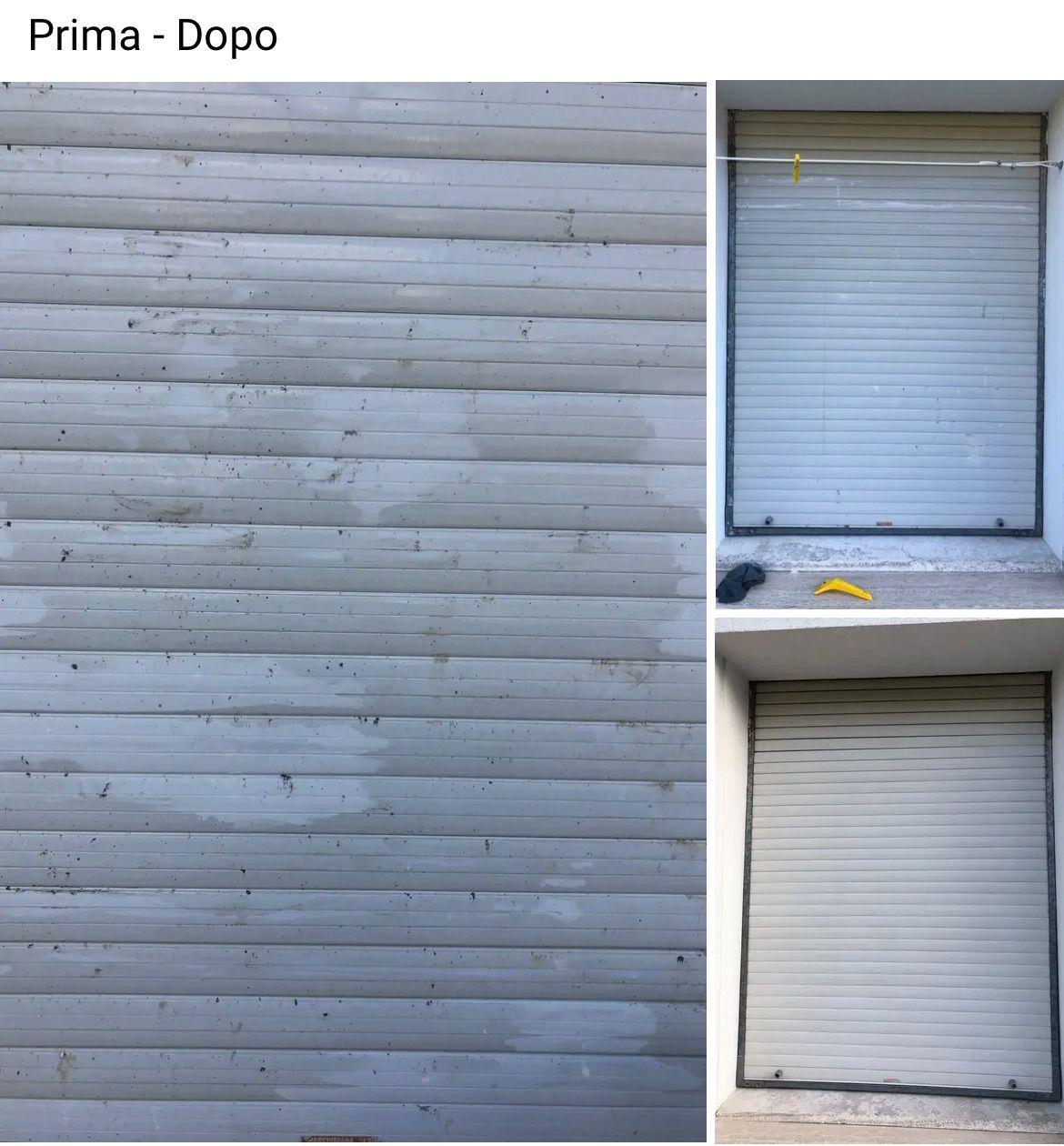 Pulizia serrande e tapparelle