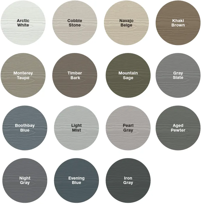 There are many different shades of gray in the circles.