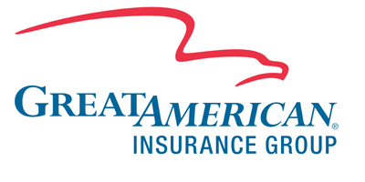 The great american insurance group logo has a red eagle on it.