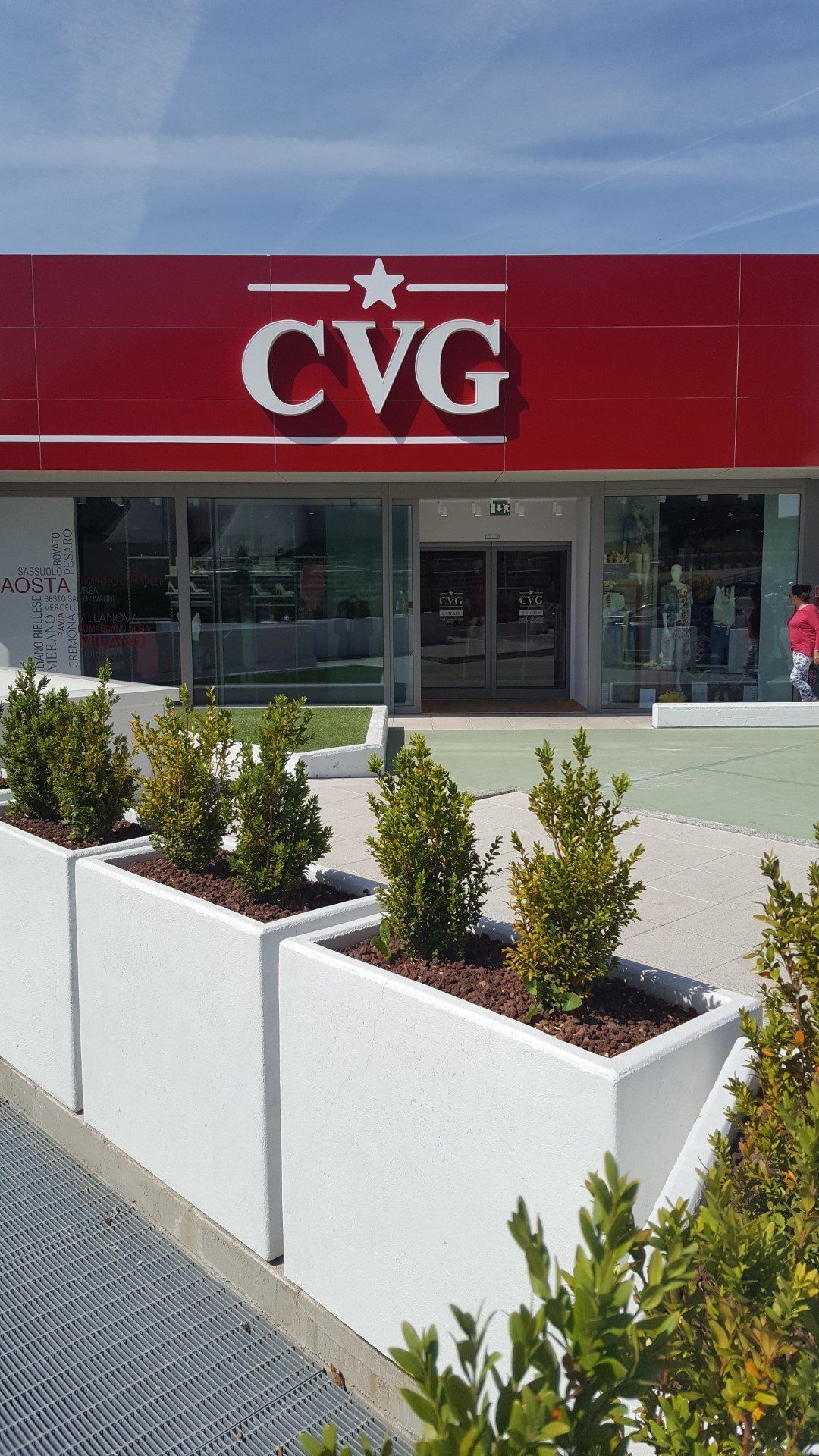 infissi per punto vendita