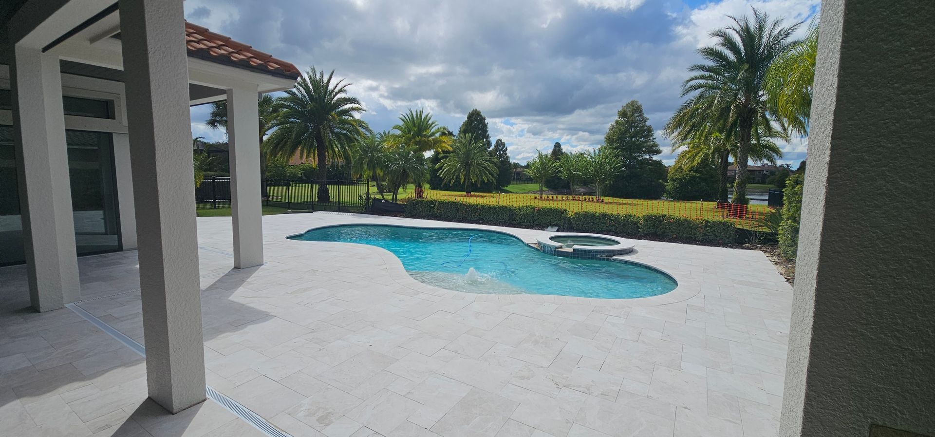 Harmony Stone - Diana Royal French Pattern Harmony Stone - Diana Royal French Pattern. Brick paver pool deck in Tampa, FL