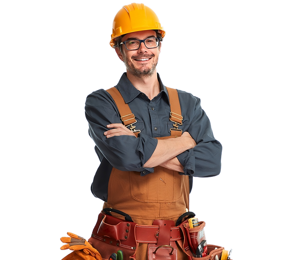 smiling handyman