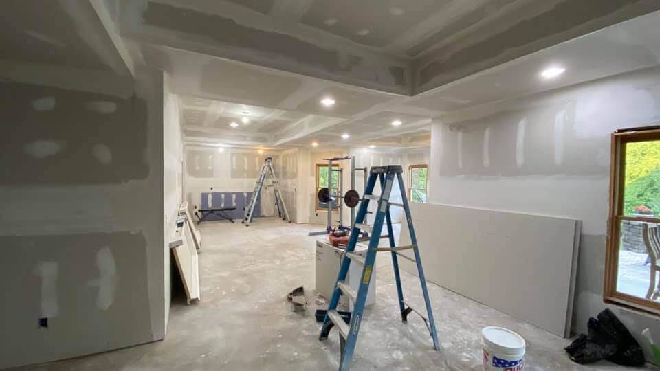 basement under renovation