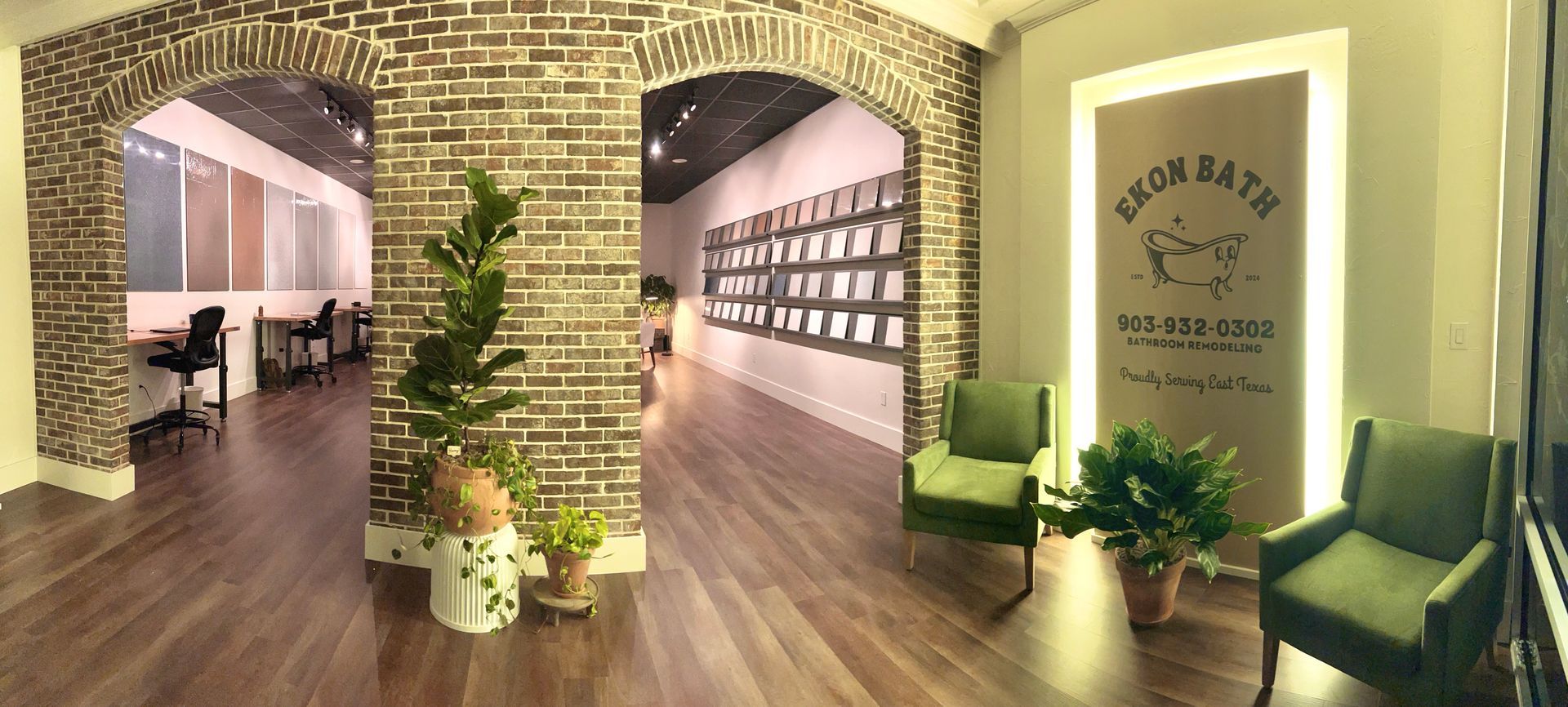 The Ekon Bath Showroom, The Onyx Collection on Display