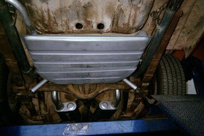Muffler Rust Repair Services — Rusted Muffler in Bakersfield, CA