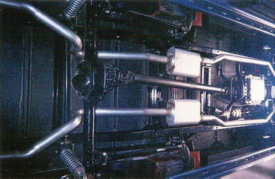 Personalized Exhausts Custom  — Red Striped Car Exhaust System in Bakersfield, CA