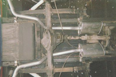 Custom Exhausts — Red Land Rover Exhaust System in Bakersfield, CA