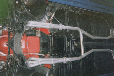 Customized Services — Red Vintage Car Undercarriage in Bakersfield, CA