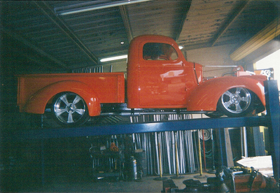 Custom Exhaust — Red Vintage Truck in Bakersfield, CA