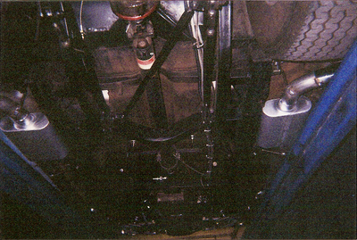 Custom Exhaust and mufflers Service — Red Pick-Up Muffler Closed-Up in Bakersfield, CA